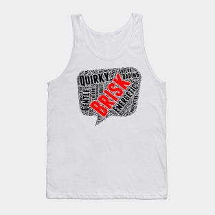 Positive Words, Positive Vibes, Quotes Tank Top